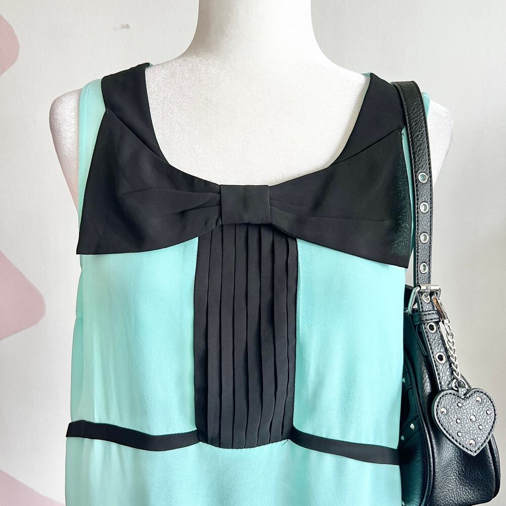 Baby Blue‎ Bow Tank Top, Y2K, Coquette, Balletcore, Soft Girl, Tumblr, Large